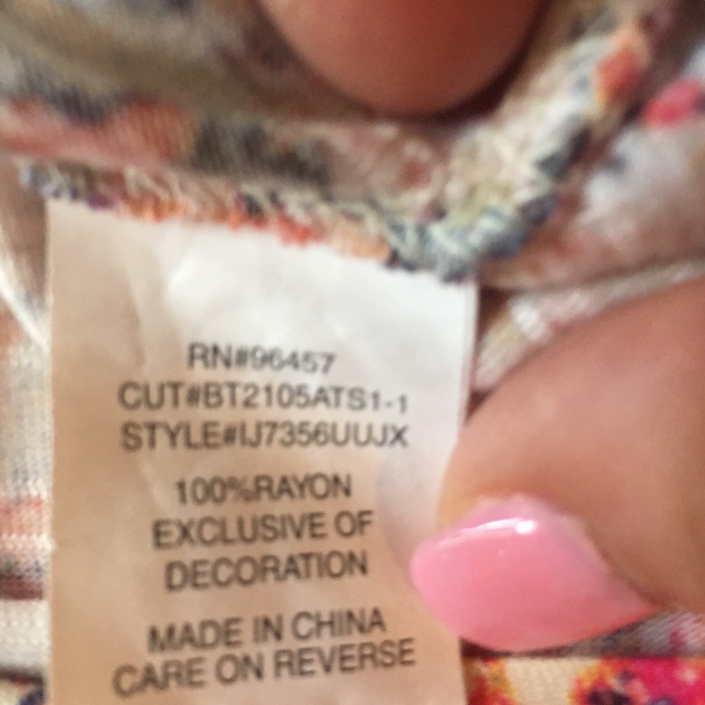 Eyeshadow multi medallion /crochet blouse - S - Picture 5 of 11